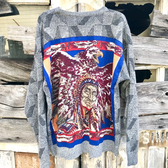 The Buffalo - Vintage Handkerchief Sweater - Picture 3 of 6